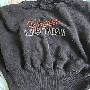 Harley crop sweatshirt